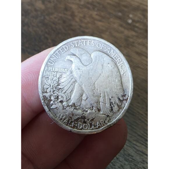 1936 Walking Liberty Half Dollar 90% Silver Very Fine VF See Pics 12 - Picture 7 of 16